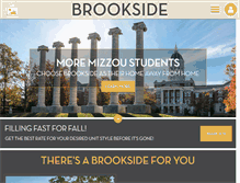 Tablet Screenshot of liveatbrookside.com